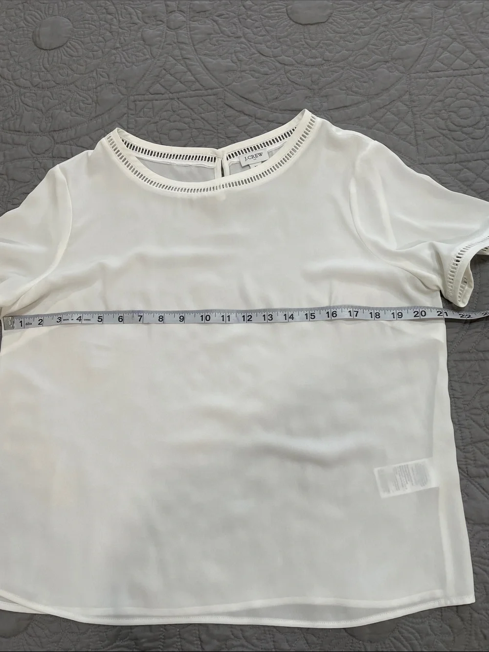 J. Crew White blouse M